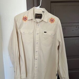 Howler Bros Crosscut Deluxe Snapshirt - Beach Blooms